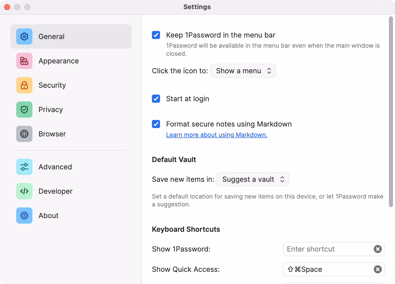 1Password 8 — Start at Login