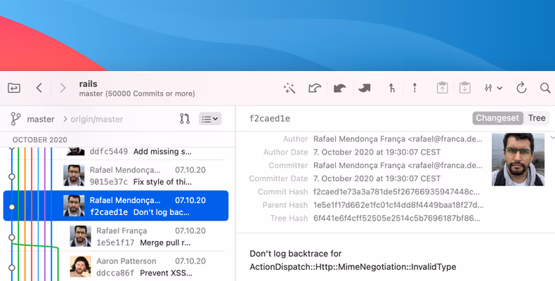 New toolbar design