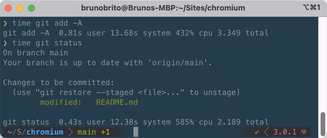 Enabling the "manyFiles" feature