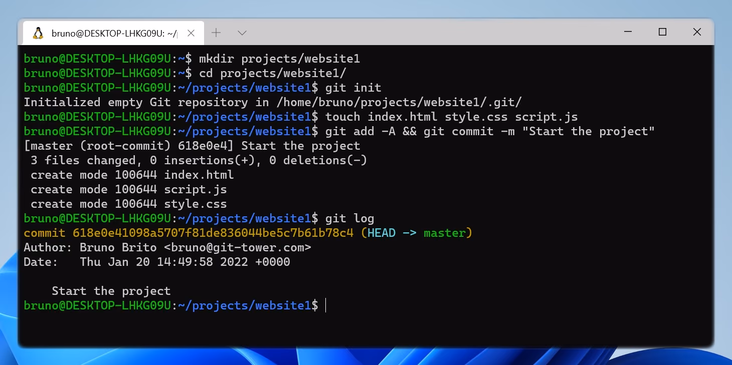 Initializing a Git Repository