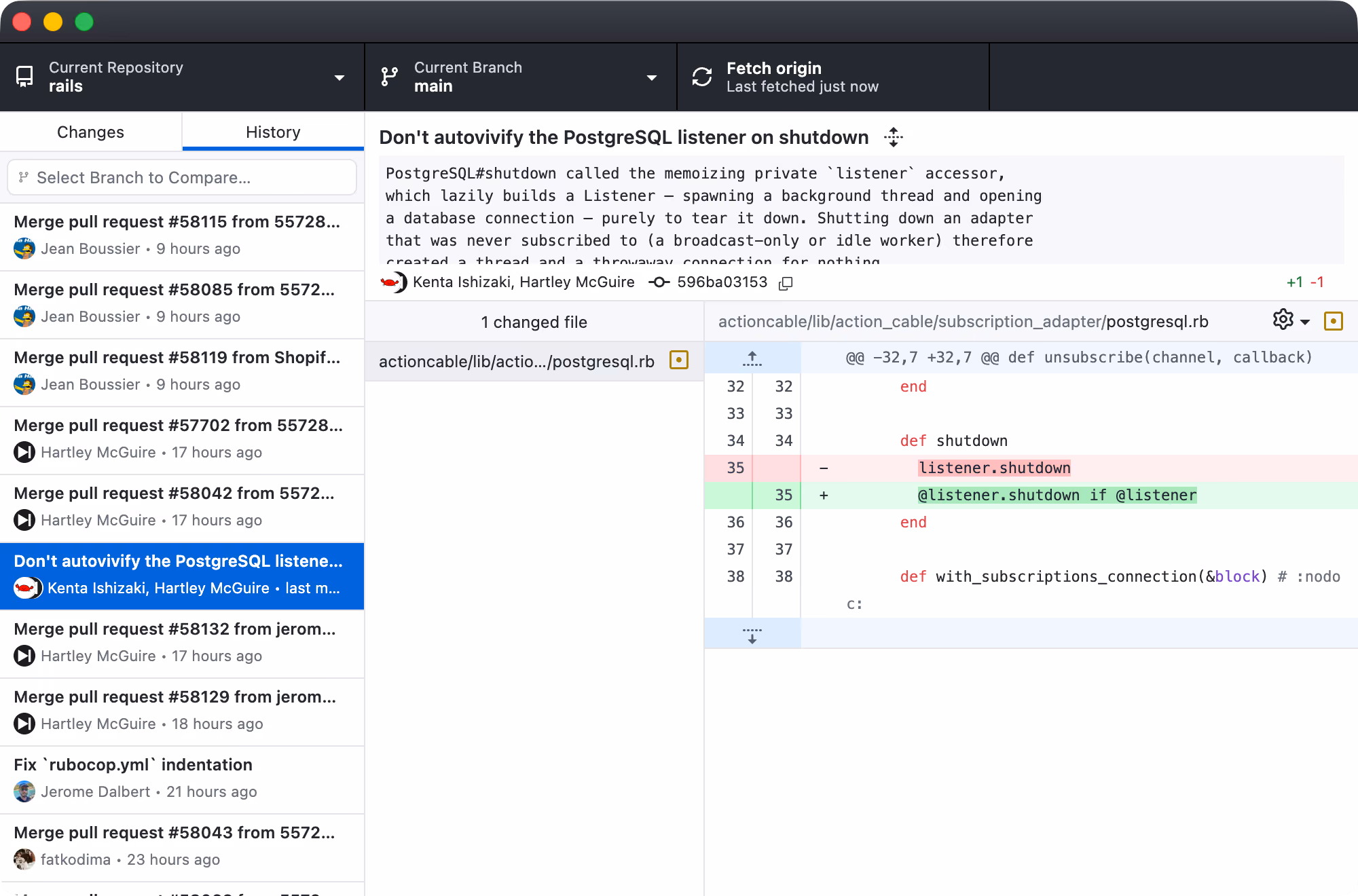 GitHub desktop