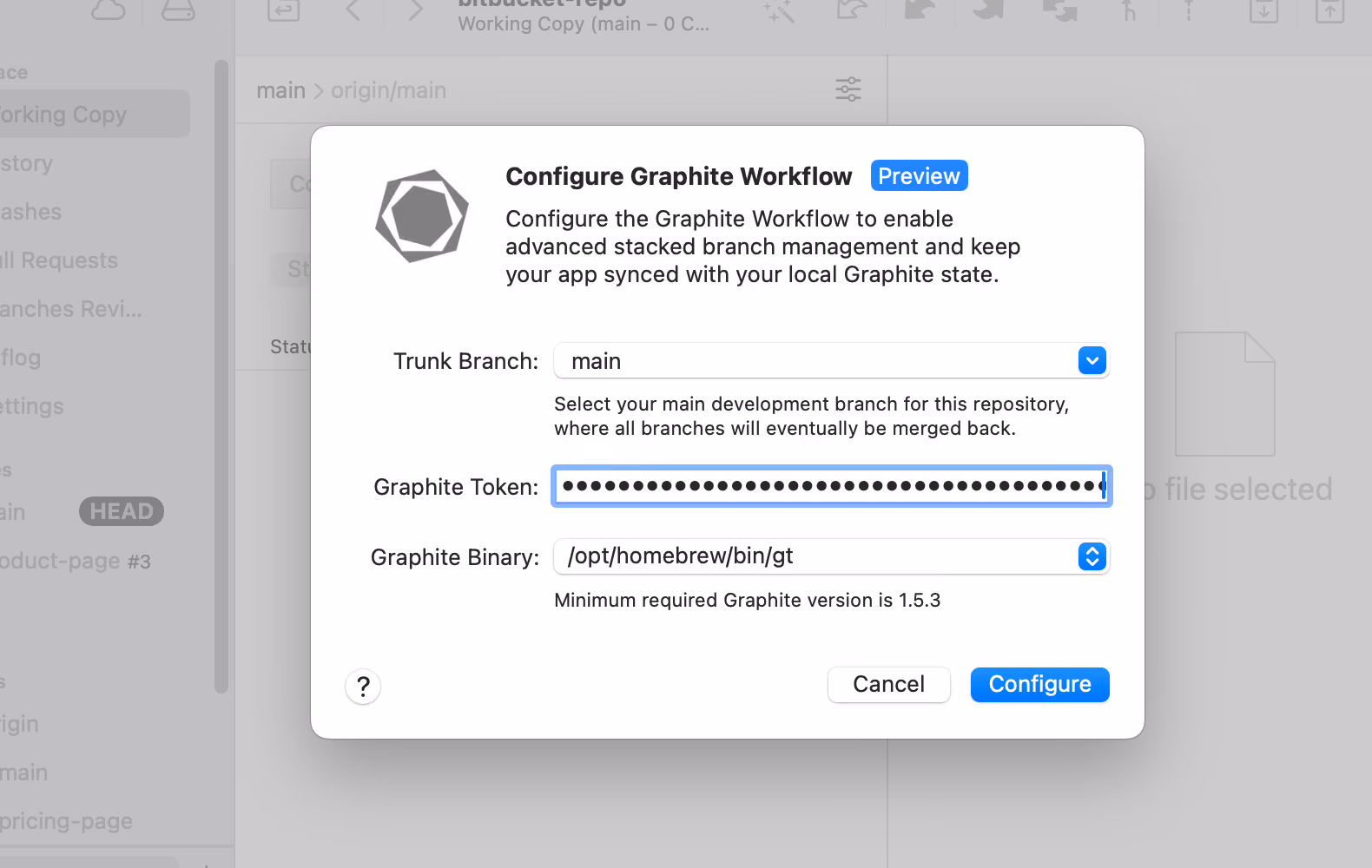Tower 13 — Configure Graphite Workflow