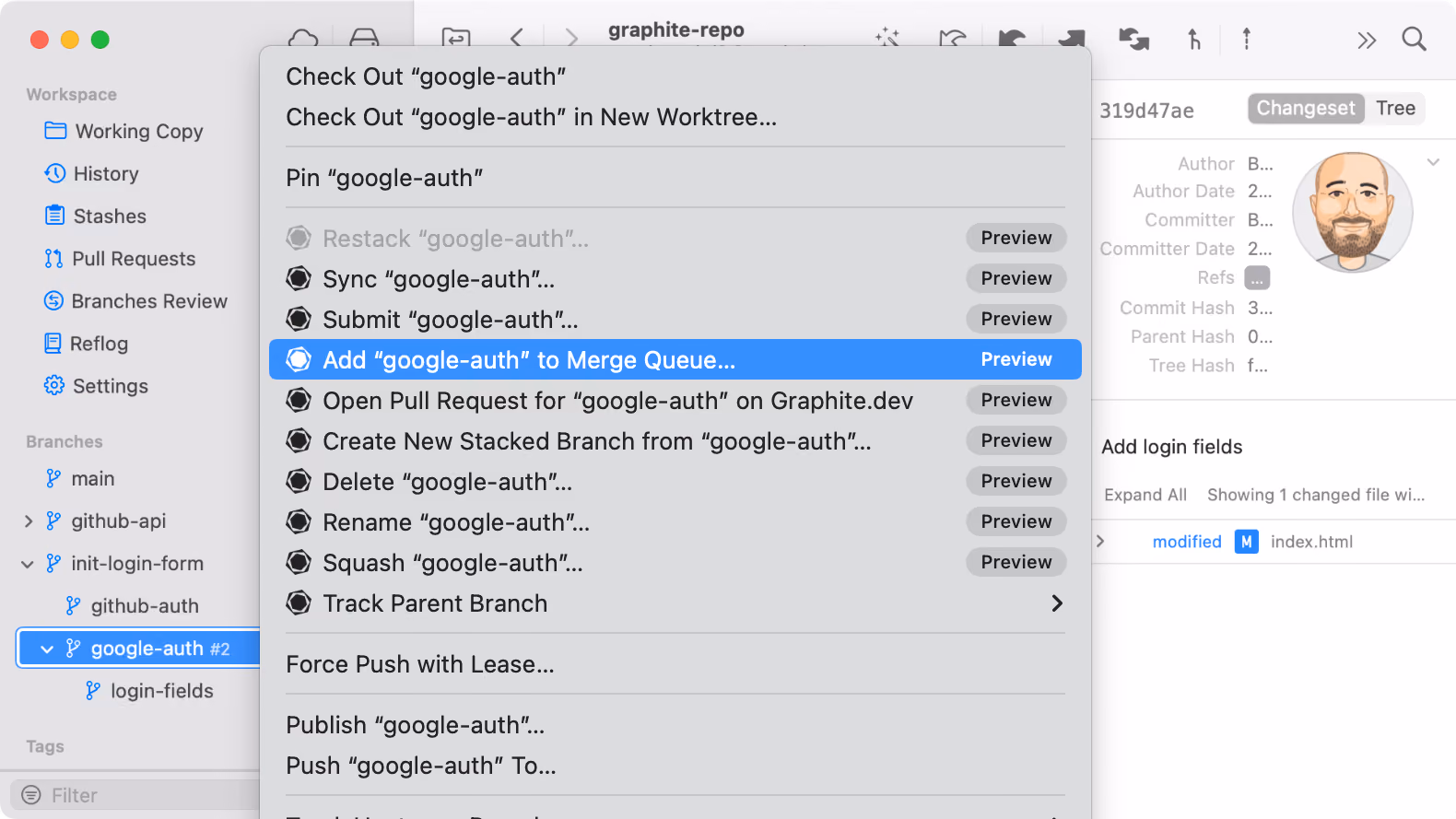 Tower 13 — Graphite's Merge Queue