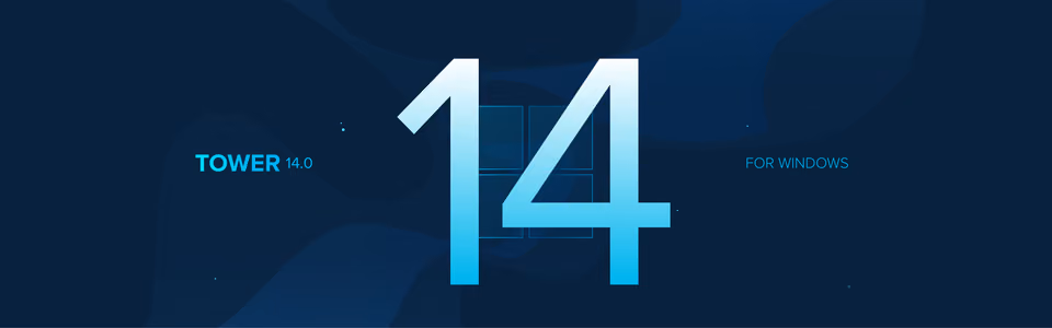 Tower 14 for Windows — Branches Review & Smarter "Fully Merged" Detection