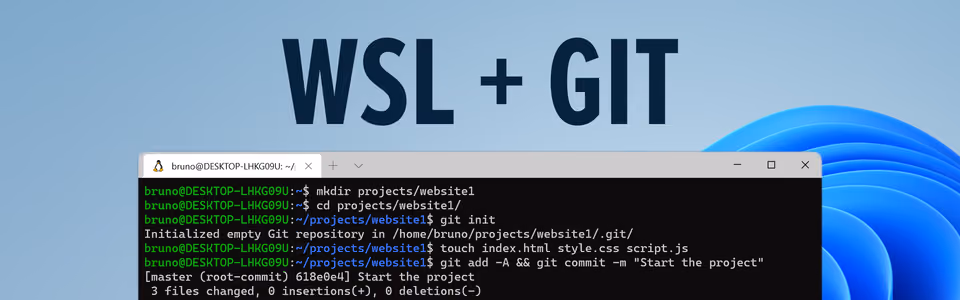 Setting Up Git on Windows Subsystem for Linux
