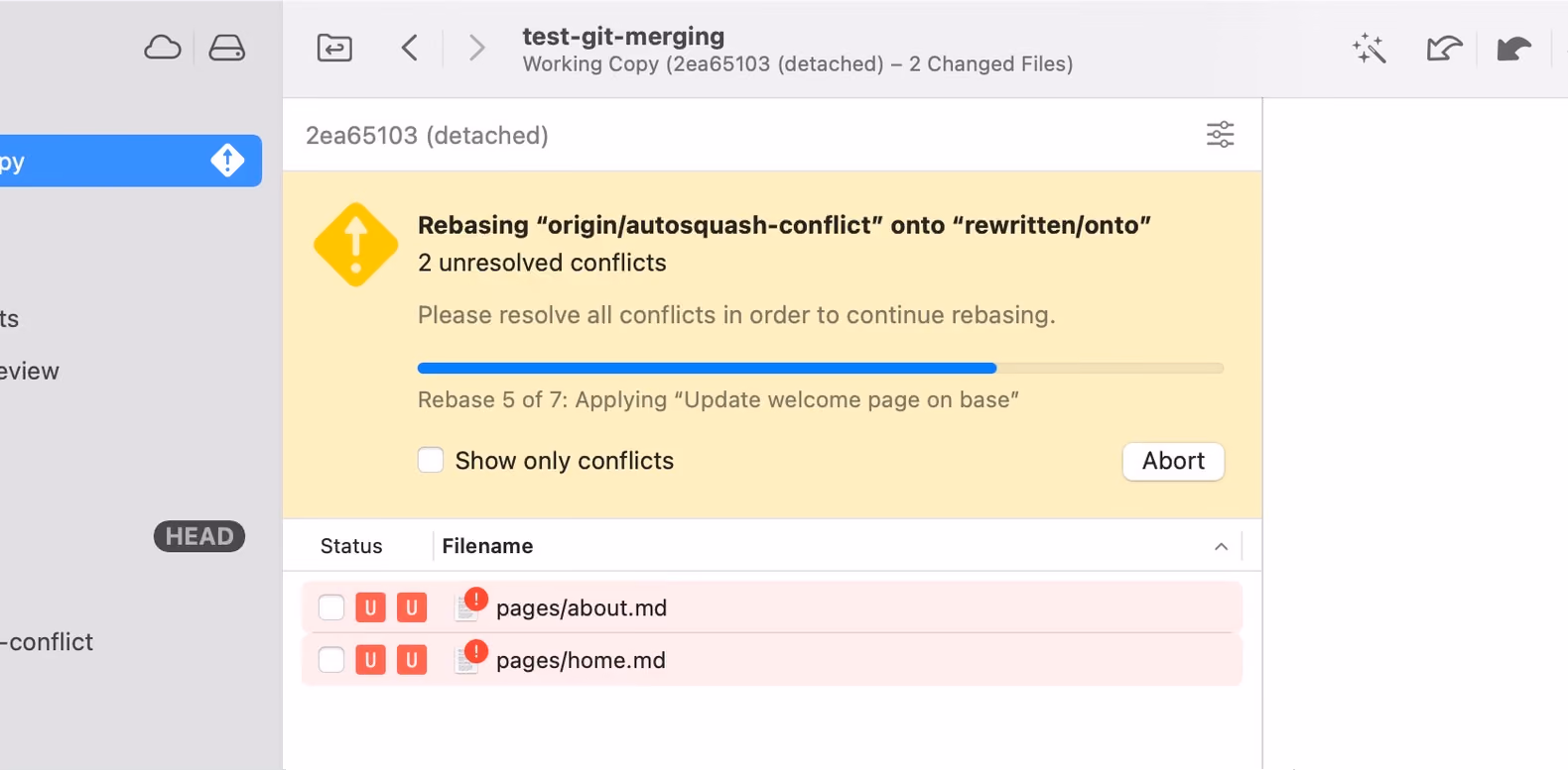 The New Merge UI — Rebasing