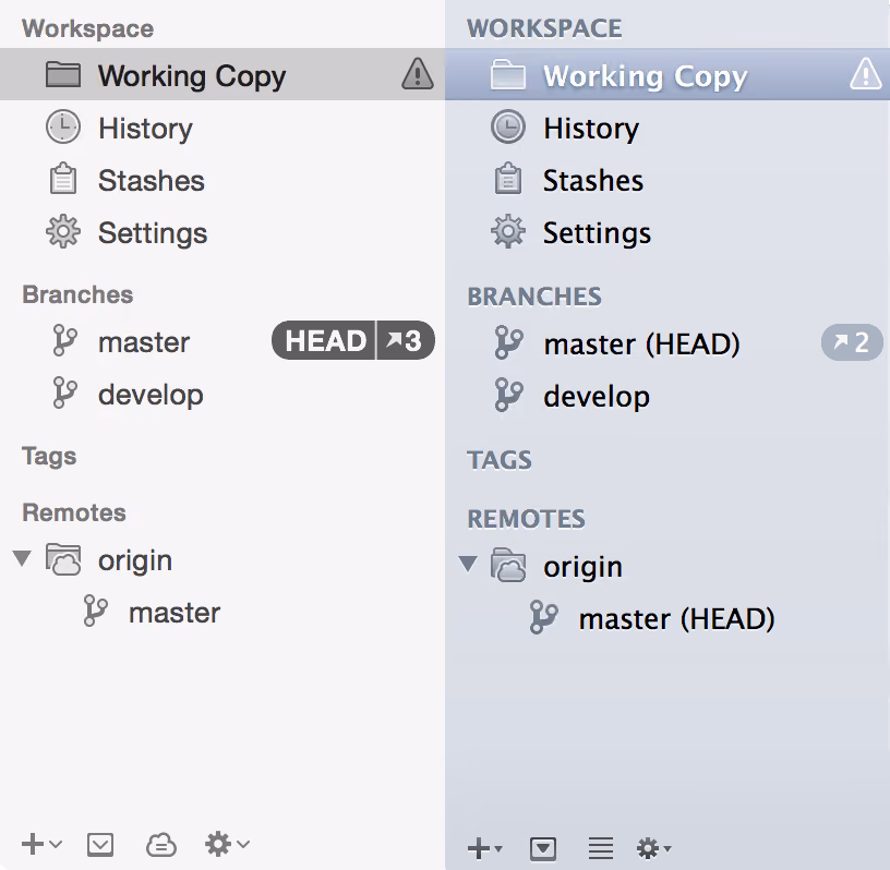 New Tower Sidebar vs. Old Tower Sidebar