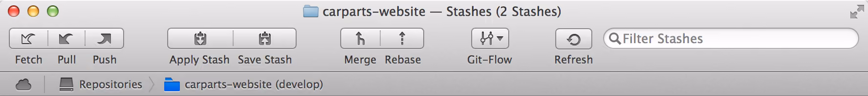 Old Tower Toolbar