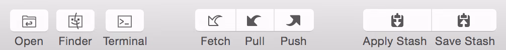 Tower Toolbar: Primary vs. secondary icons